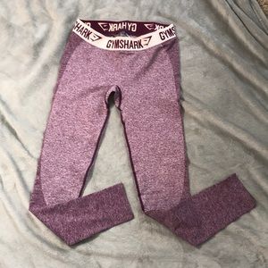 NWT Gymshark Flex Leggings large Dark Ruby/Blush